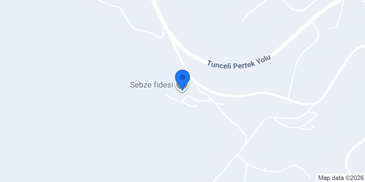 Sebze fidesi konumu