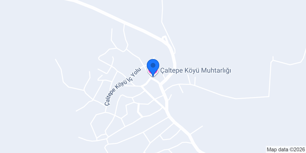 Çaltepe Köyü Muhtarlığı konumu