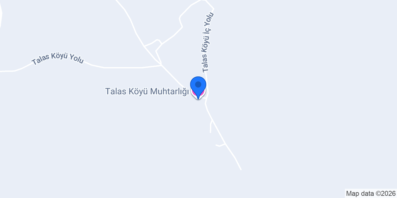 Talas Köyü Muhtarlığı konumu