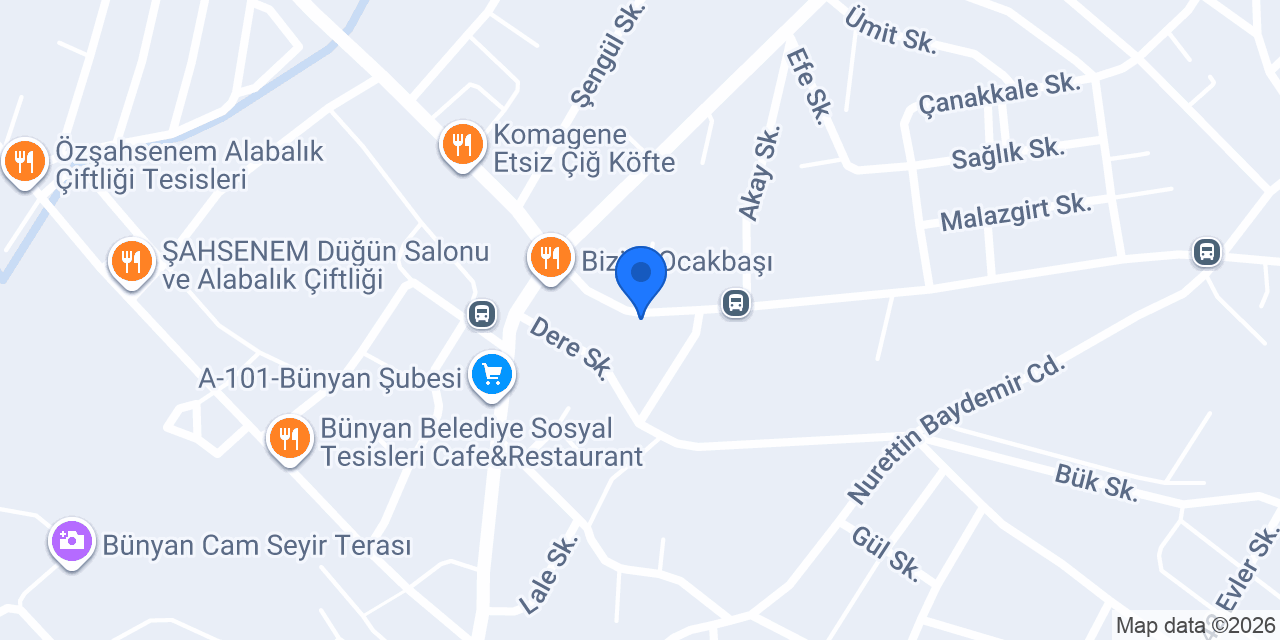 Özcan Tarım konumu