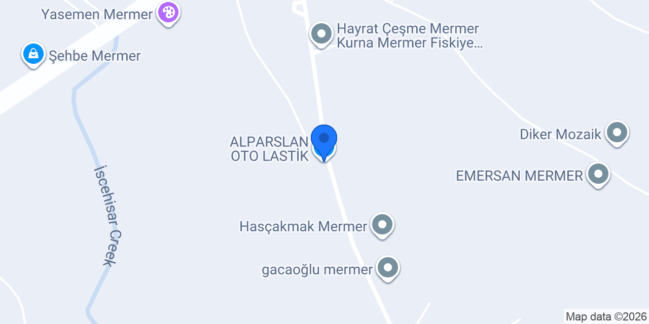 ALPARSLAN OTO LASTİK konumu