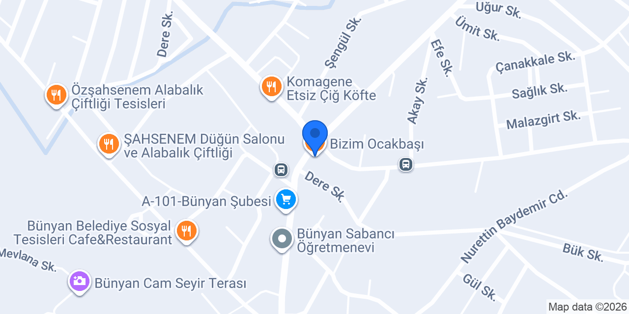 Bizim Ocakbaşı konumu