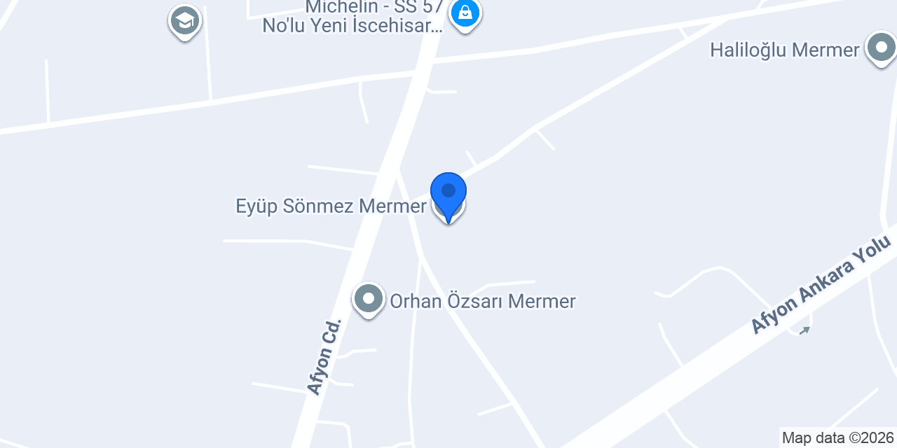 Eyüp Sönmez Mermer konumu