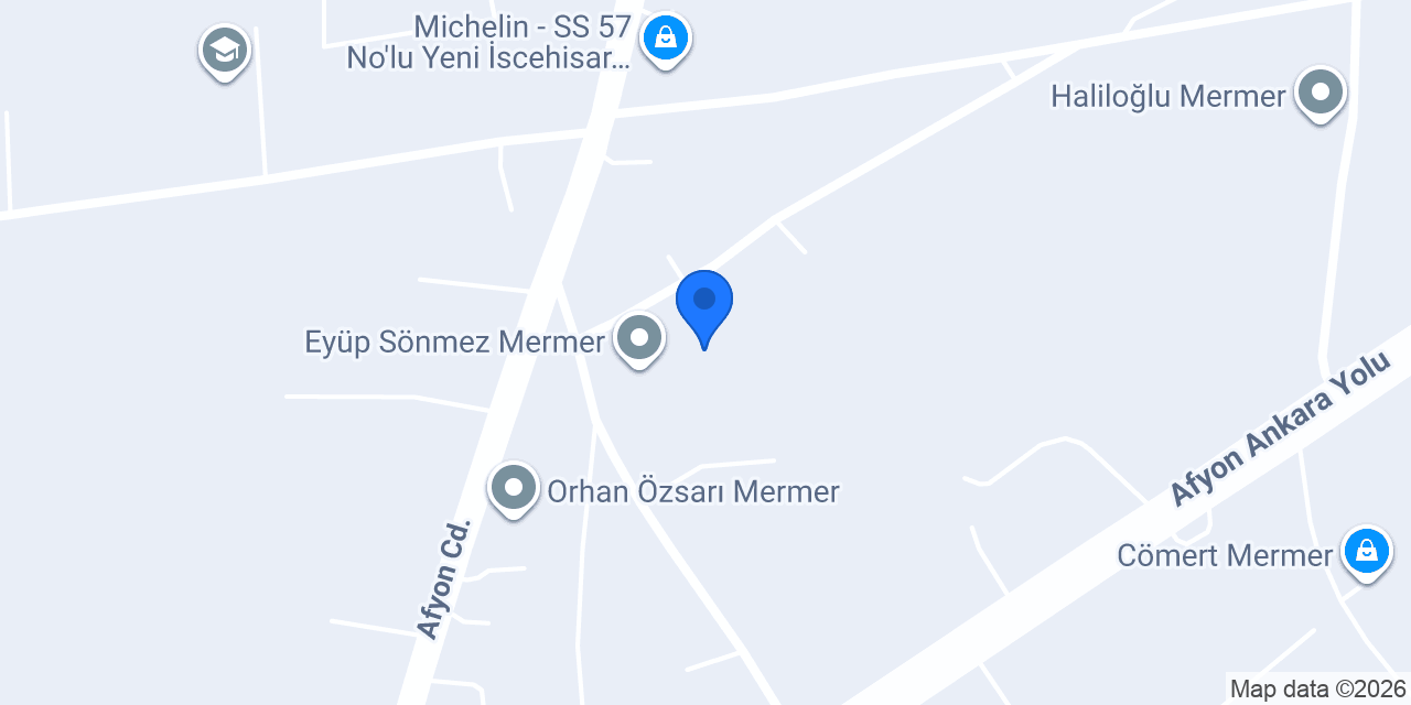 Özsönmez Mermer konumu