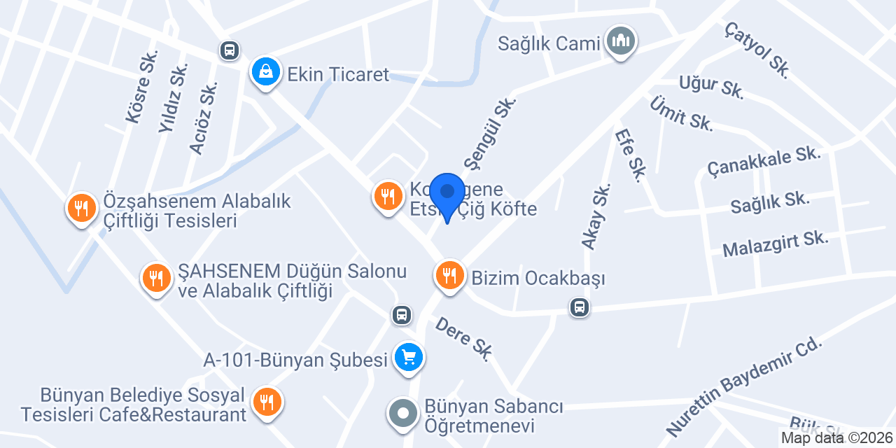 Emin Usta Pide Fırını konumu