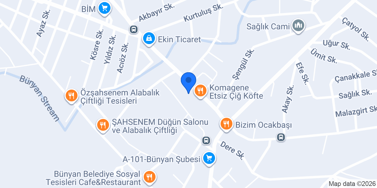 BÜNYAN OPTİK konumu