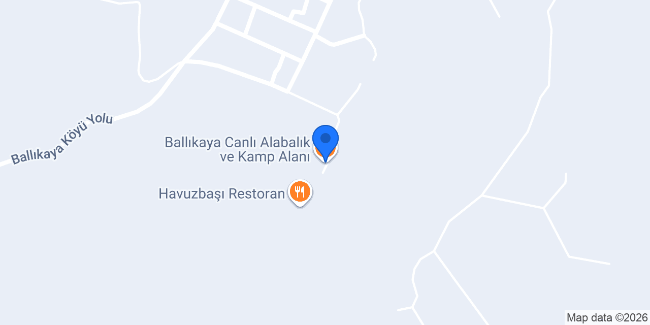 Ballıkaya Canlı Alabalık ve Kamp Alanı konumu