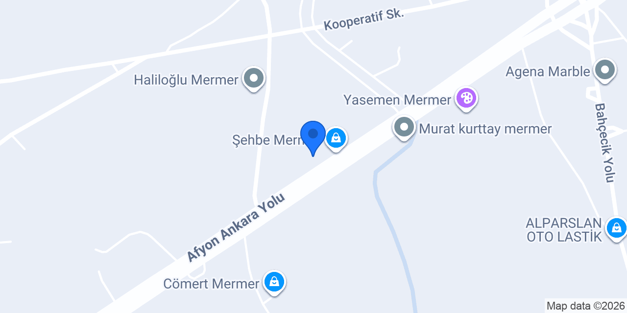 MESLEK MERMER مصنع نوافير konumu