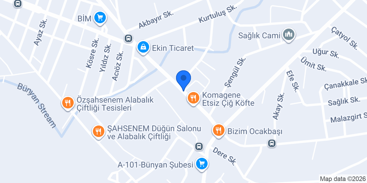 Özbek Kırtasiye konumu