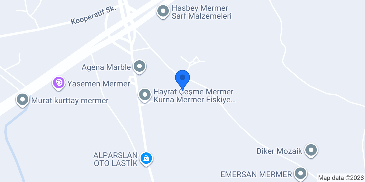 Titiz Ali Mermer Atölyesi konumu