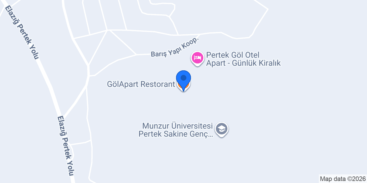 GölApart Restorant konumu