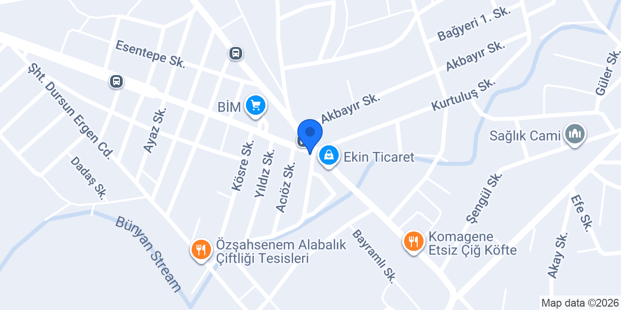Yağmur Bayan Kuaförü Bünyan konumu