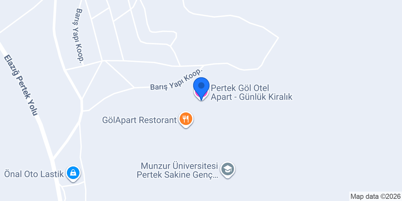 Pertek Göl Otel Apart - Günlük Kiralık konumu