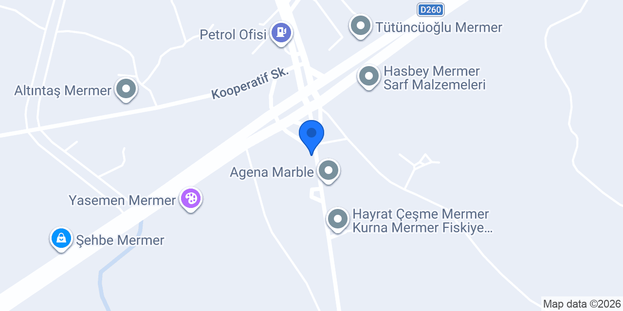 Özfatih Mermer konumu