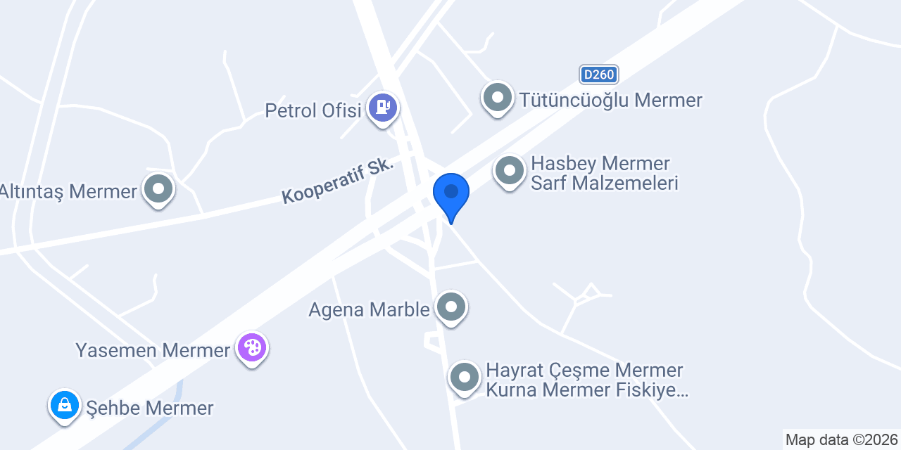 Bilmer Mermer konumu