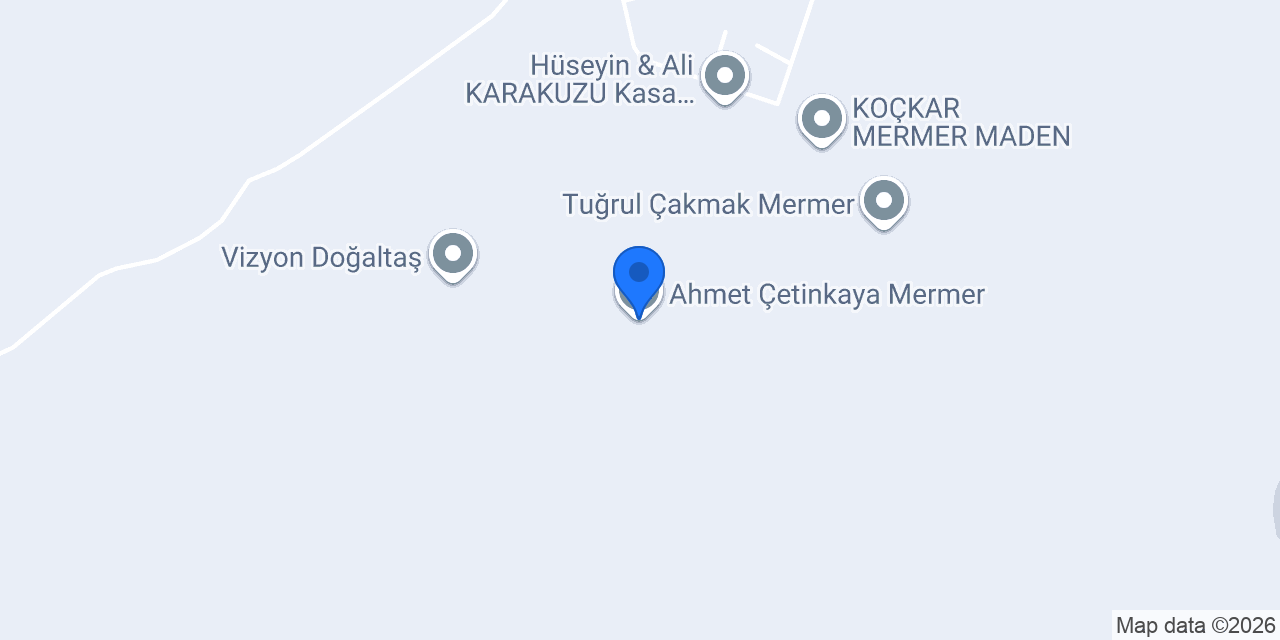 Ahmet Çetinkaya Mermer konumu
