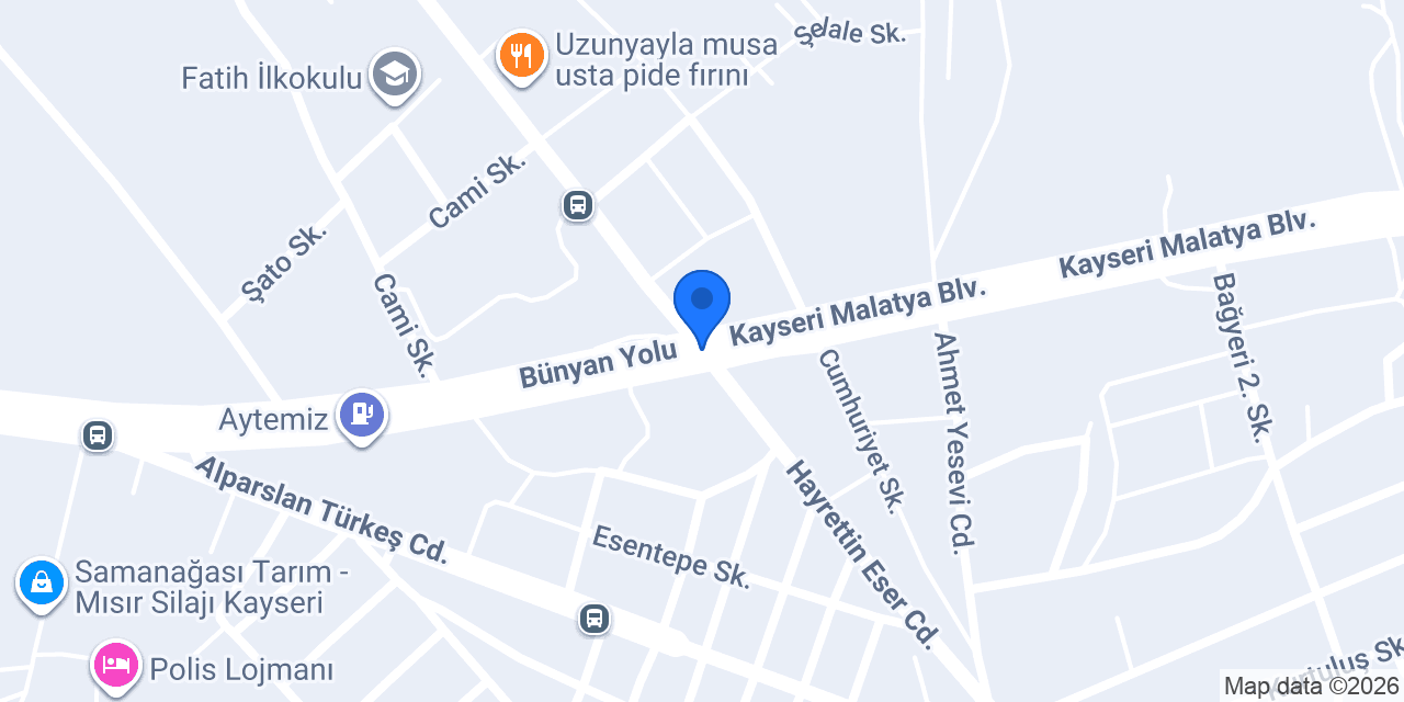 Ülkü Kitabevi konumu