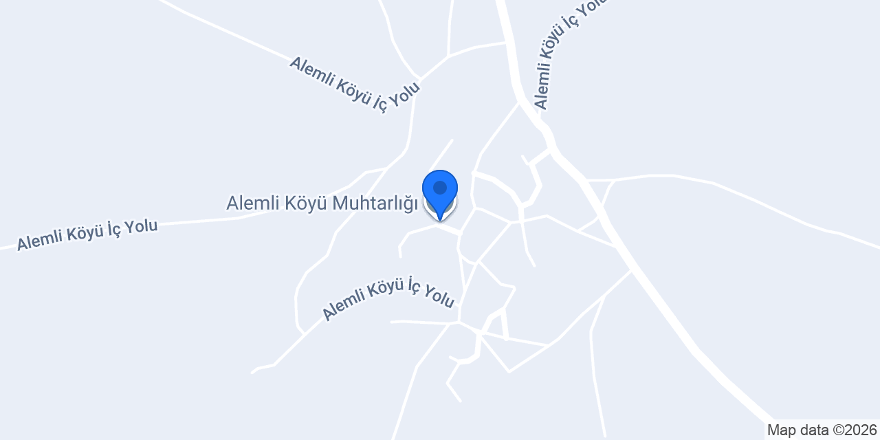 Alemli Köyü Muhtarlığı konumu