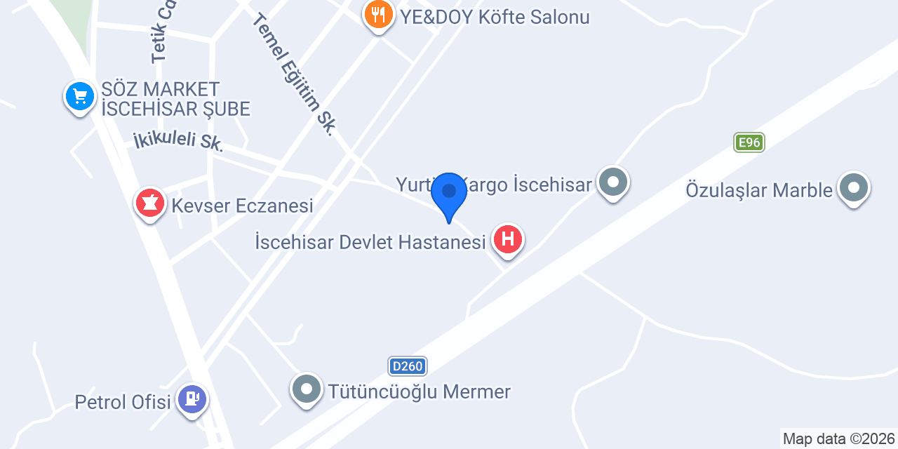 Taksi İscehisar konumu