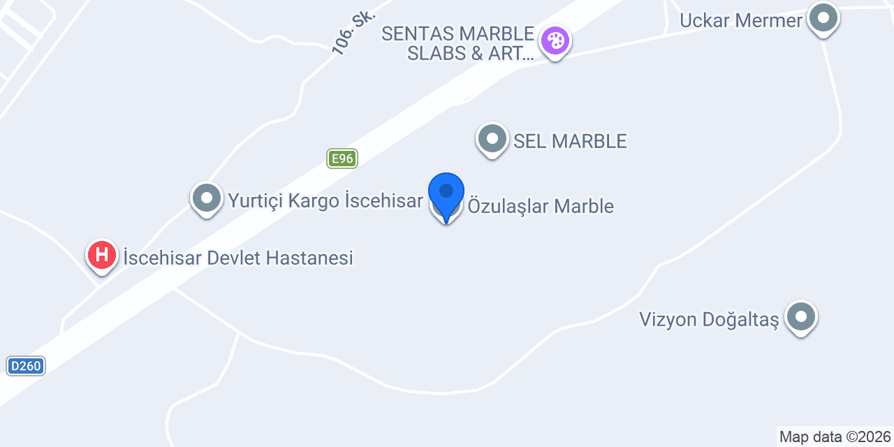 Özulaşlar Marble konumu