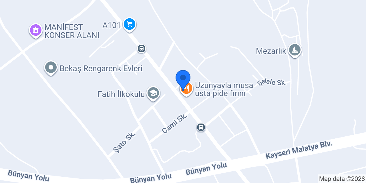 Çınar OTO konumu