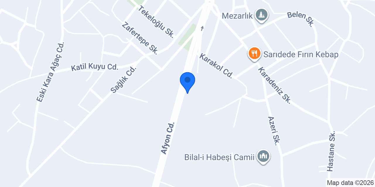 İscehisar İlçe Jandarma konumu