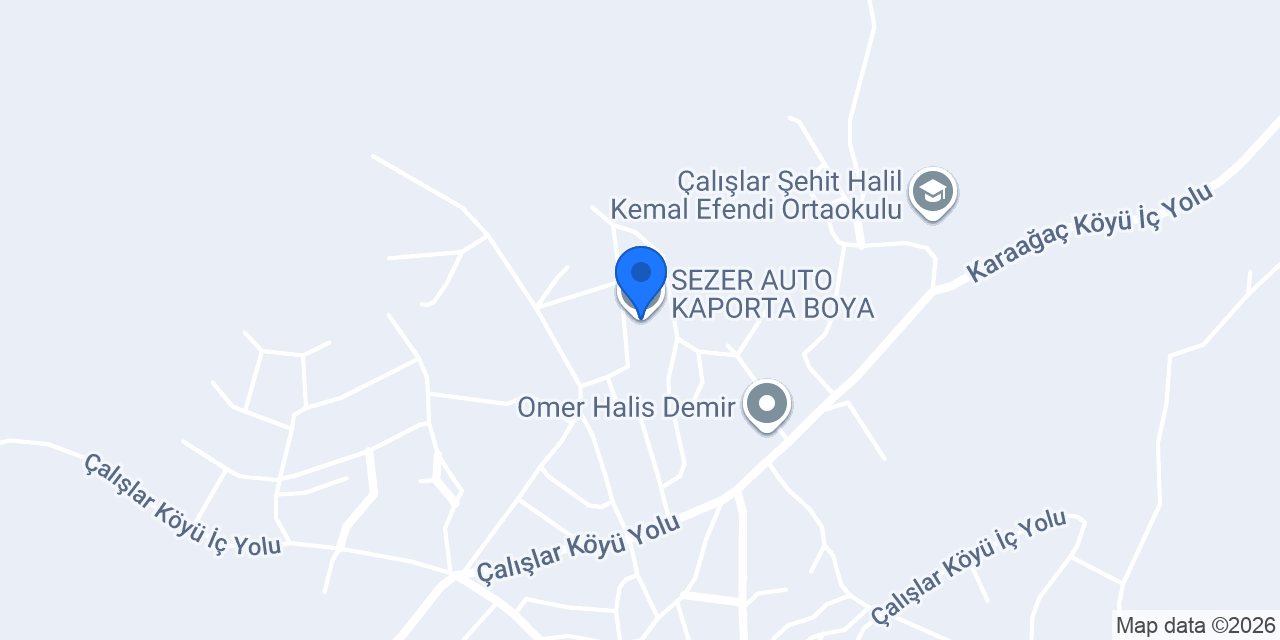 SEZER AUTO KAPORTA BOYA konumu