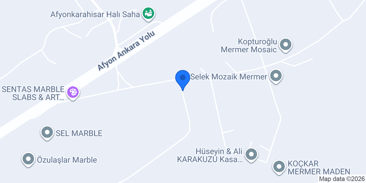 Uckar Mermer konumu