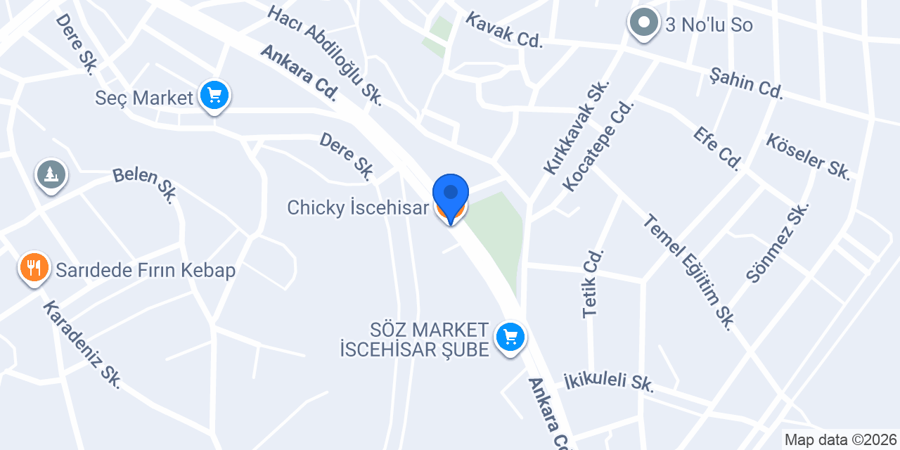Chicky İscehisar konumu