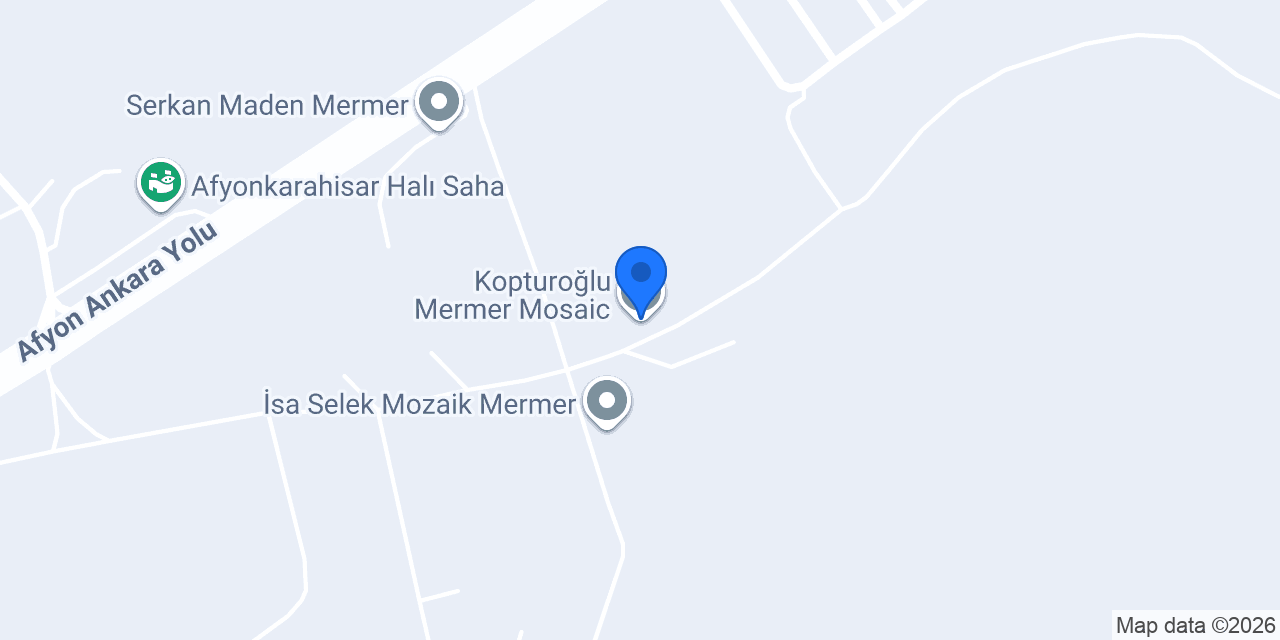 Kopturoğlu Mermer Mosaic konumu