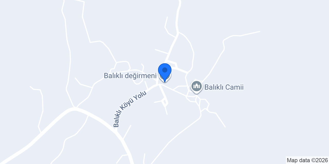 Balıklı değirmeni konumu