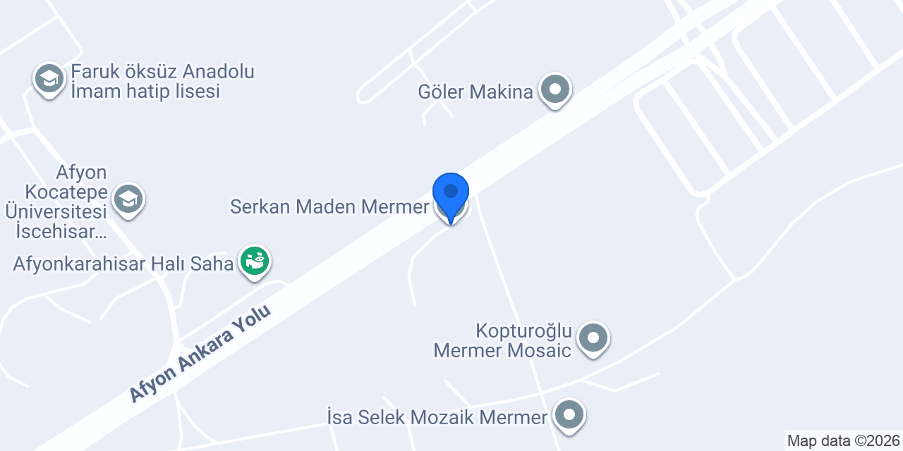 Serkan Maden Mermer konumu