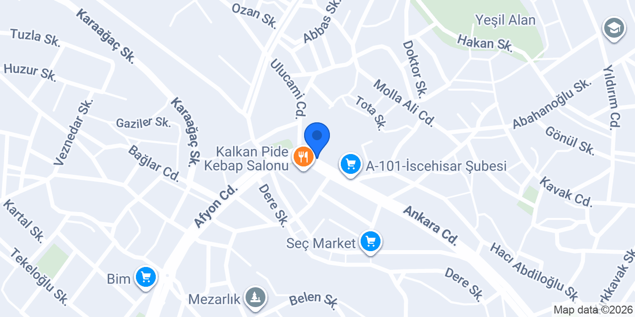 Taşfırın Pide Salonu konumu
