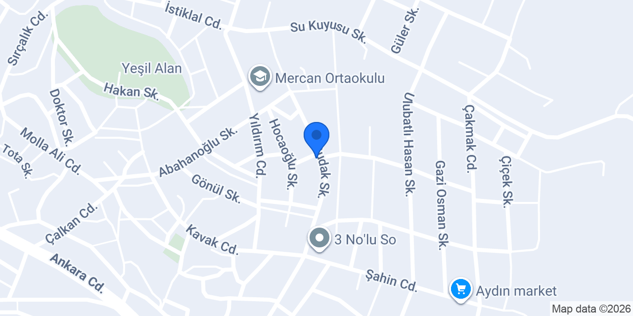Merkez Sağlık Ocağı konumu