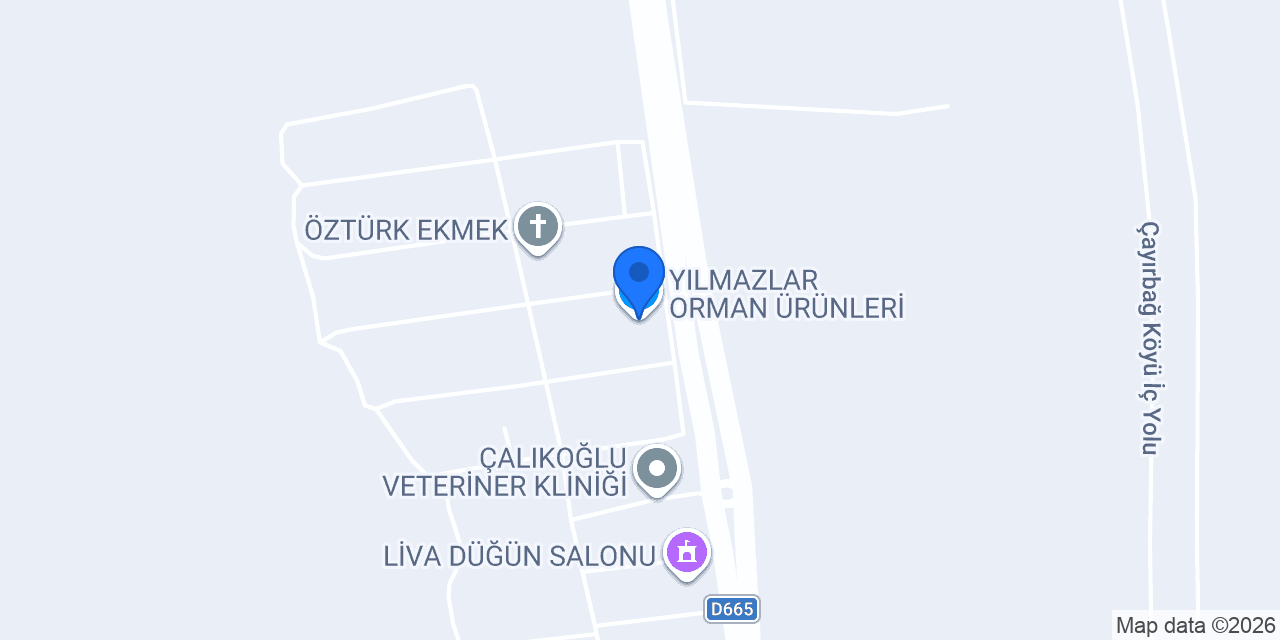 YILMAZLAR ORMAN ÜRÜNLERİ konumu