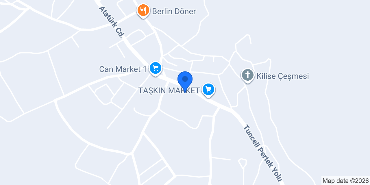 Bülent Küçük Pertek Taksi konumu