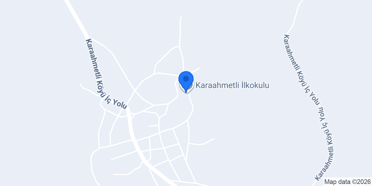 Karaahmetli İlkokulu konumu