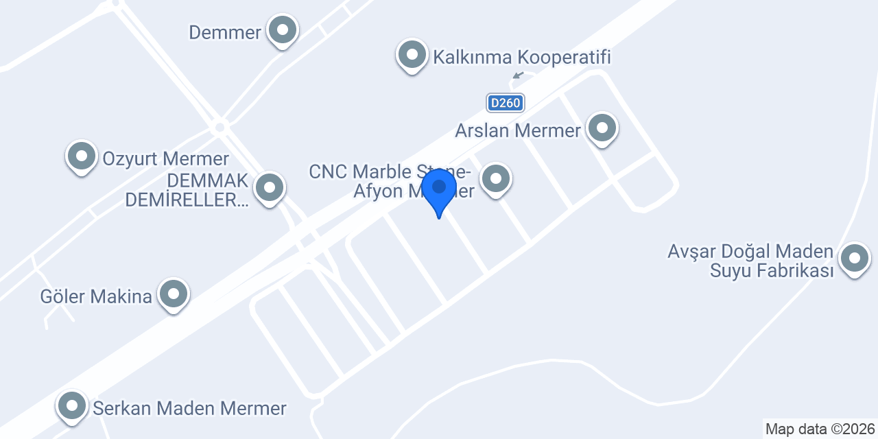 Gönülçelen Mermer atölyesi konumu
