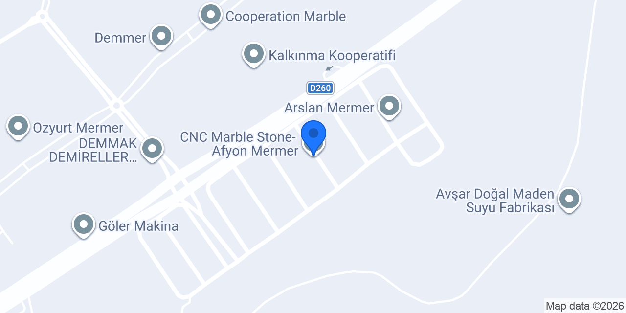 CNC Marble Stone- Afyon Mermer konumu