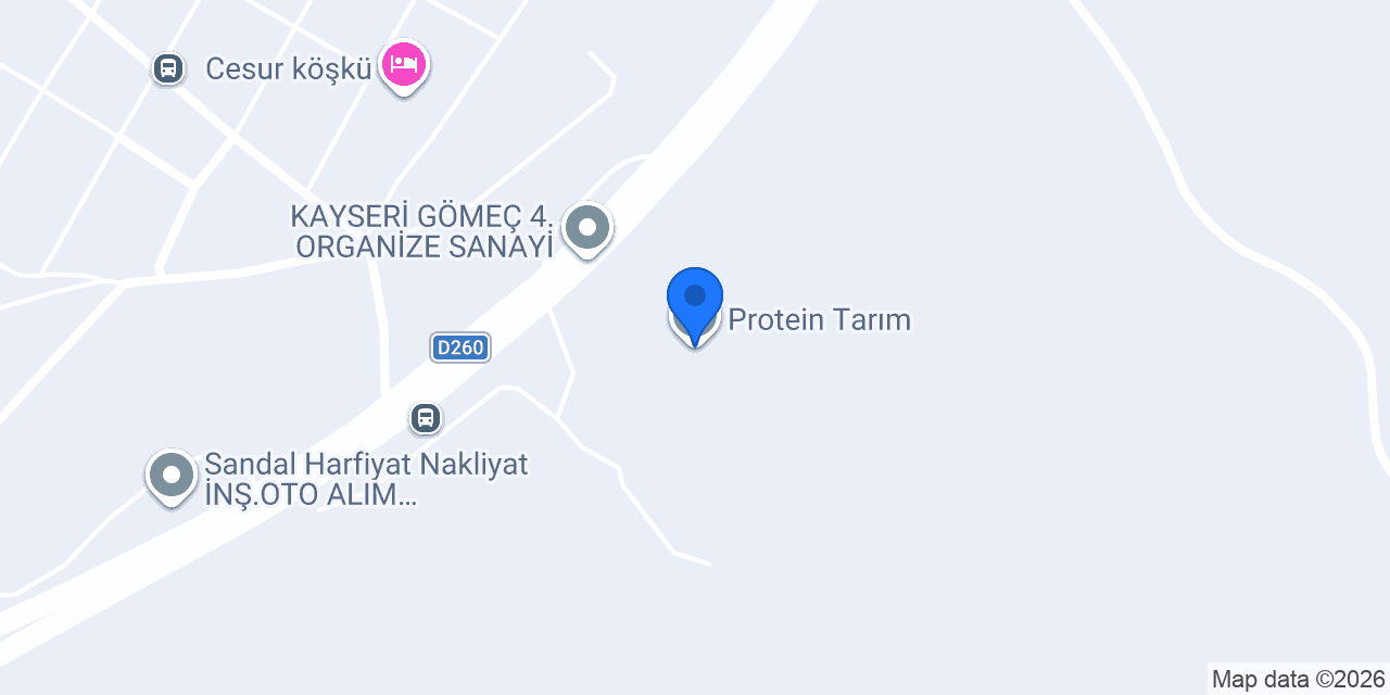 Protein Tarım konumu