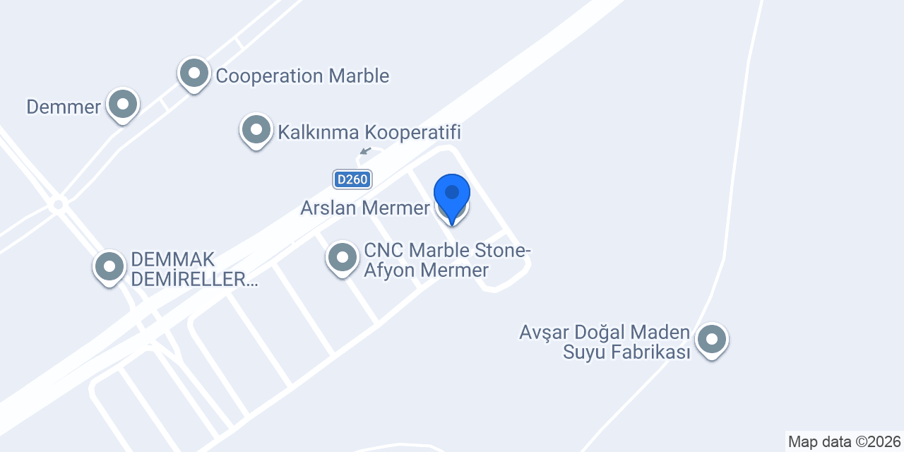 Arslan Mermer konumu