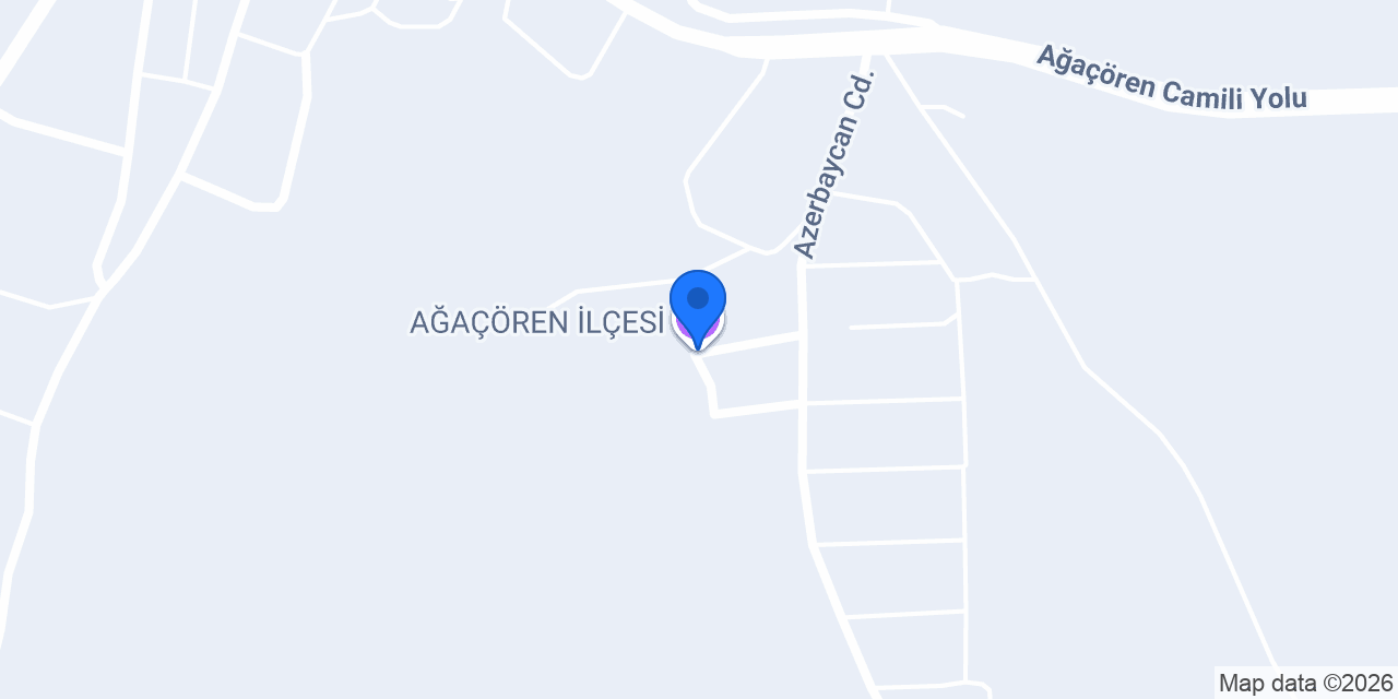 AĞAÇÖREN İLÇESİ konumu
