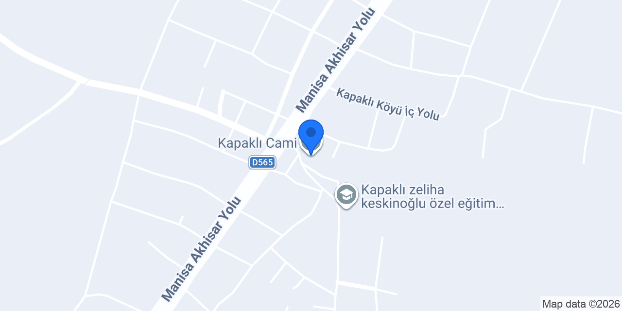Kapaklı Cami konumu