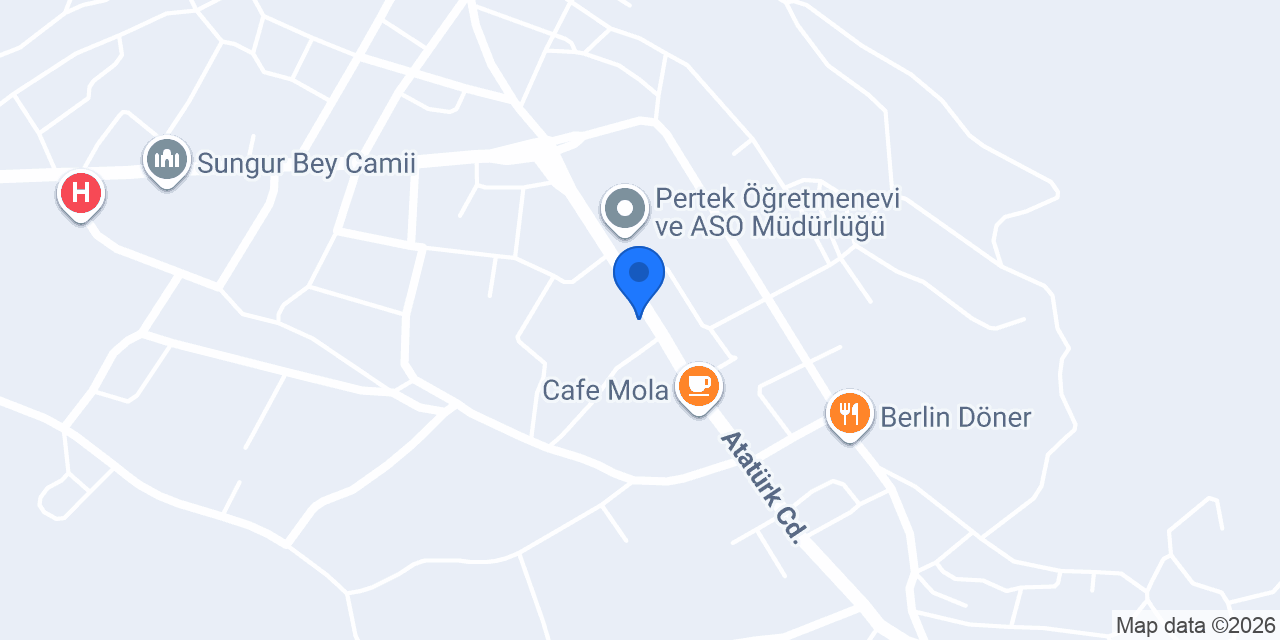 CROWN DENTAL PERTEK AĞIZ VE DİŞ SAĞLIĞI POLİKLİNİĞİ konumu