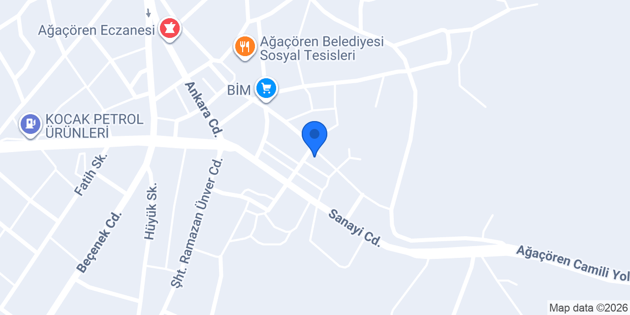 Ağaçören 7 /24 Yol Yardım konumu