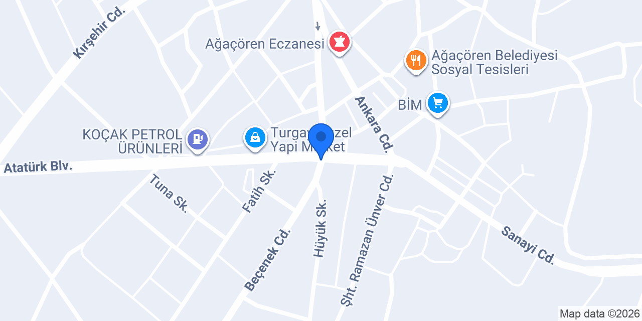 Ağaçören Çok Programlı Lisesi konumu