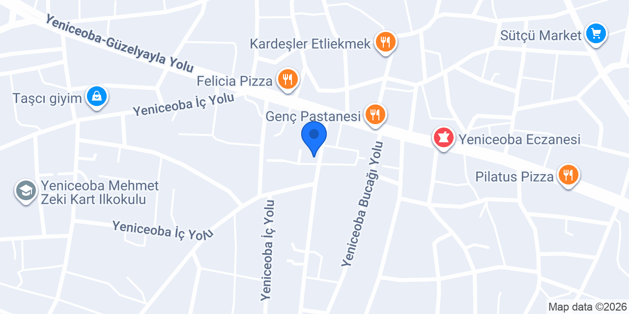 Öz Tadım Pastanesi konumu