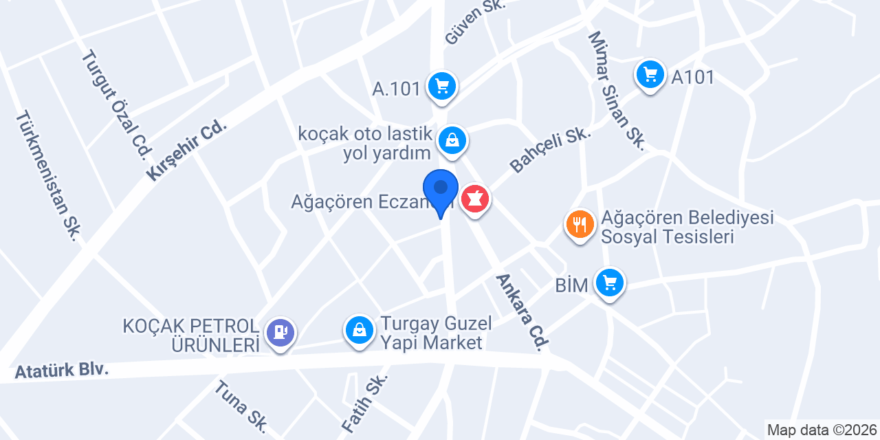 PETLAS-Akın Ticaret konumu