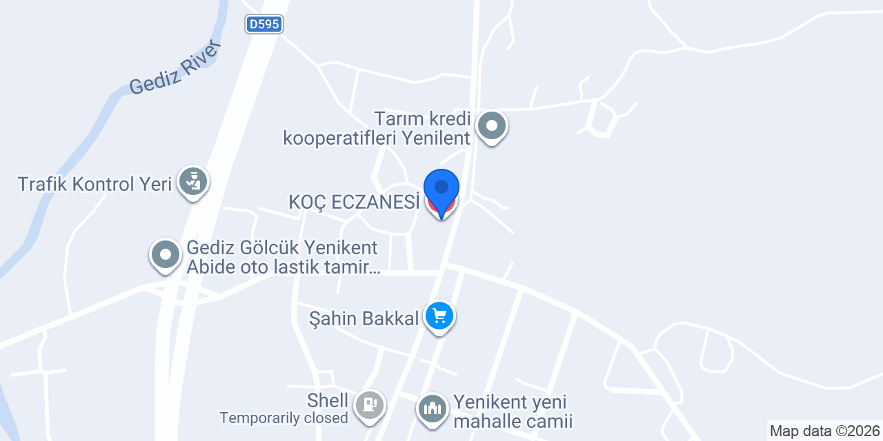 KOÇ ECZANESİ konumu