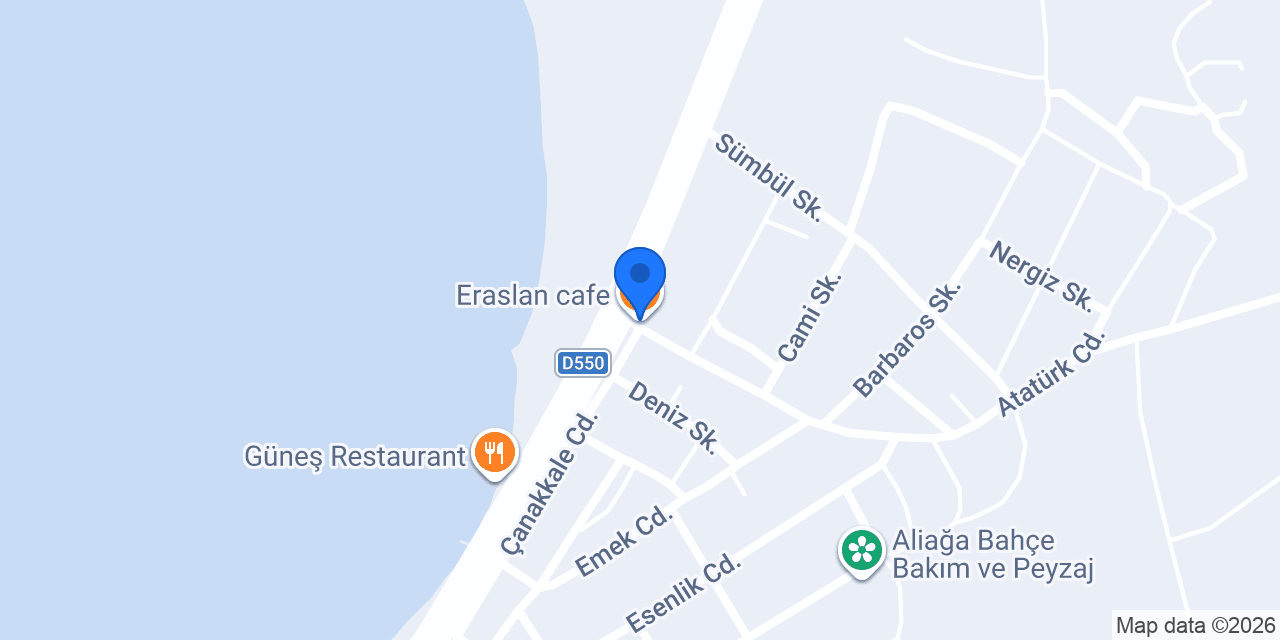 Eraslan cafe konumu